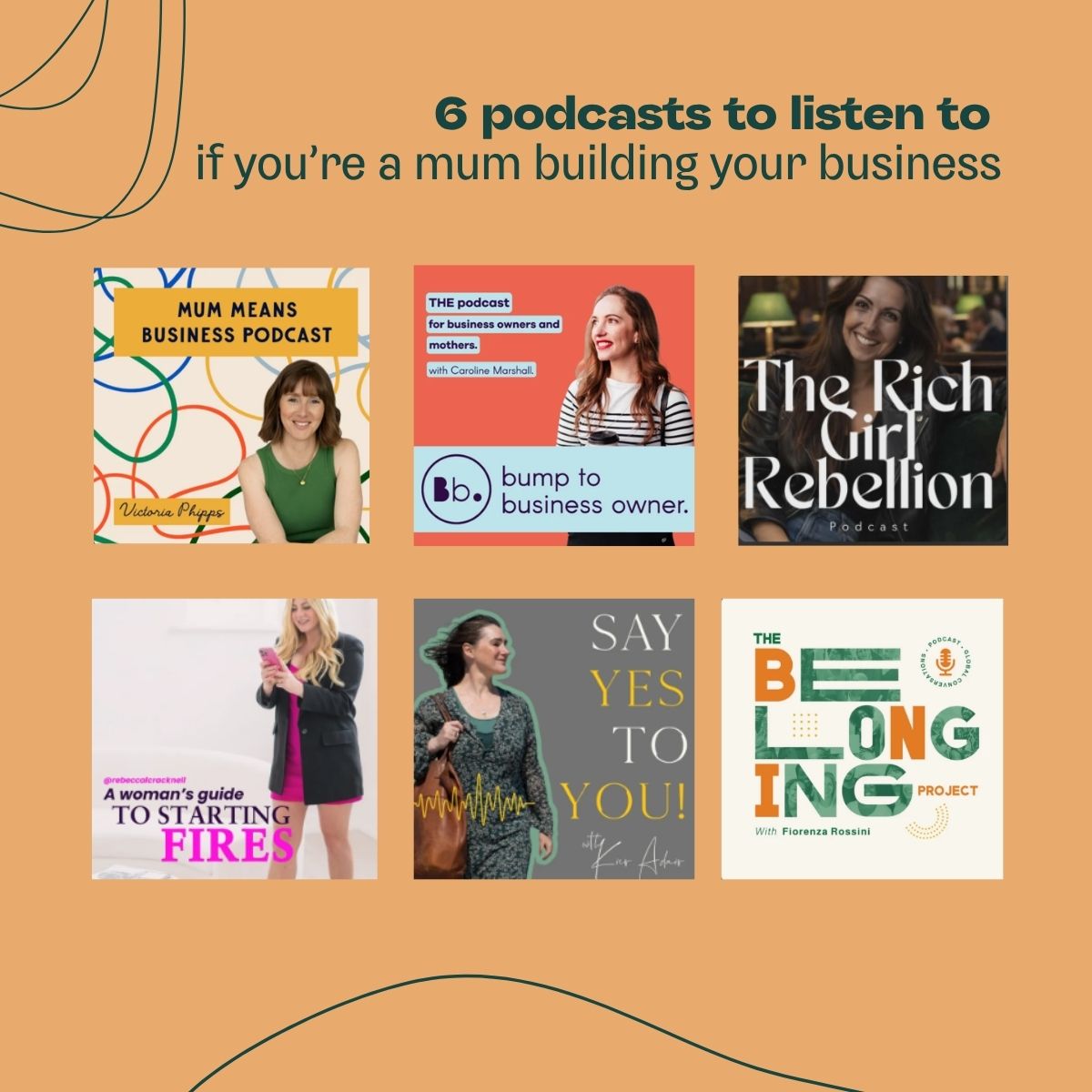 Podcast curated list business